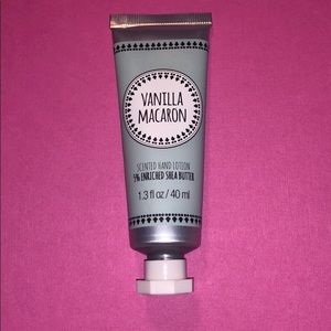 vanilla macaron shea butter hand lotion